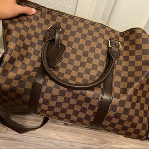 Checkered Duffel bag